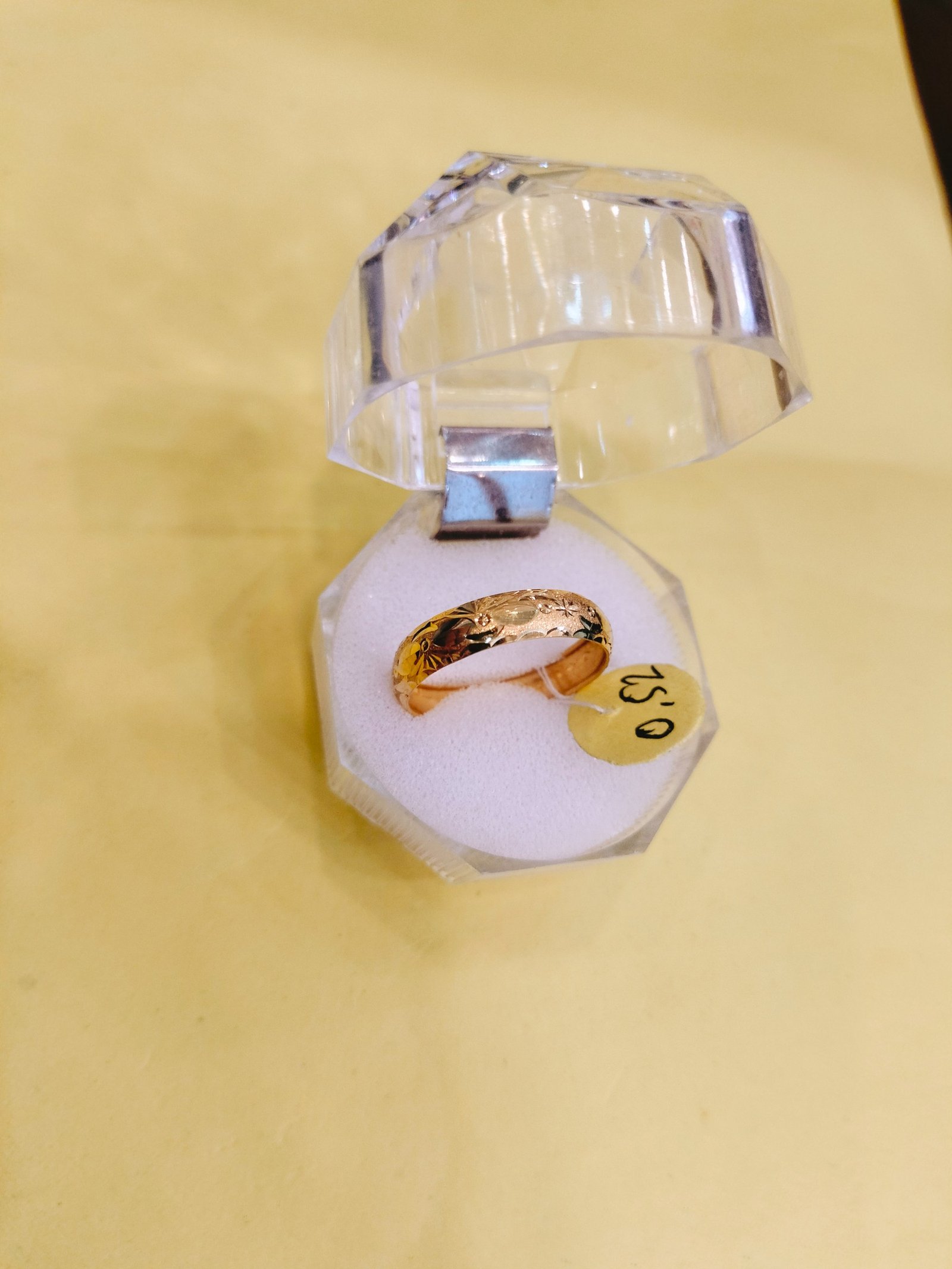 Cincin Belah Rotan Ukir