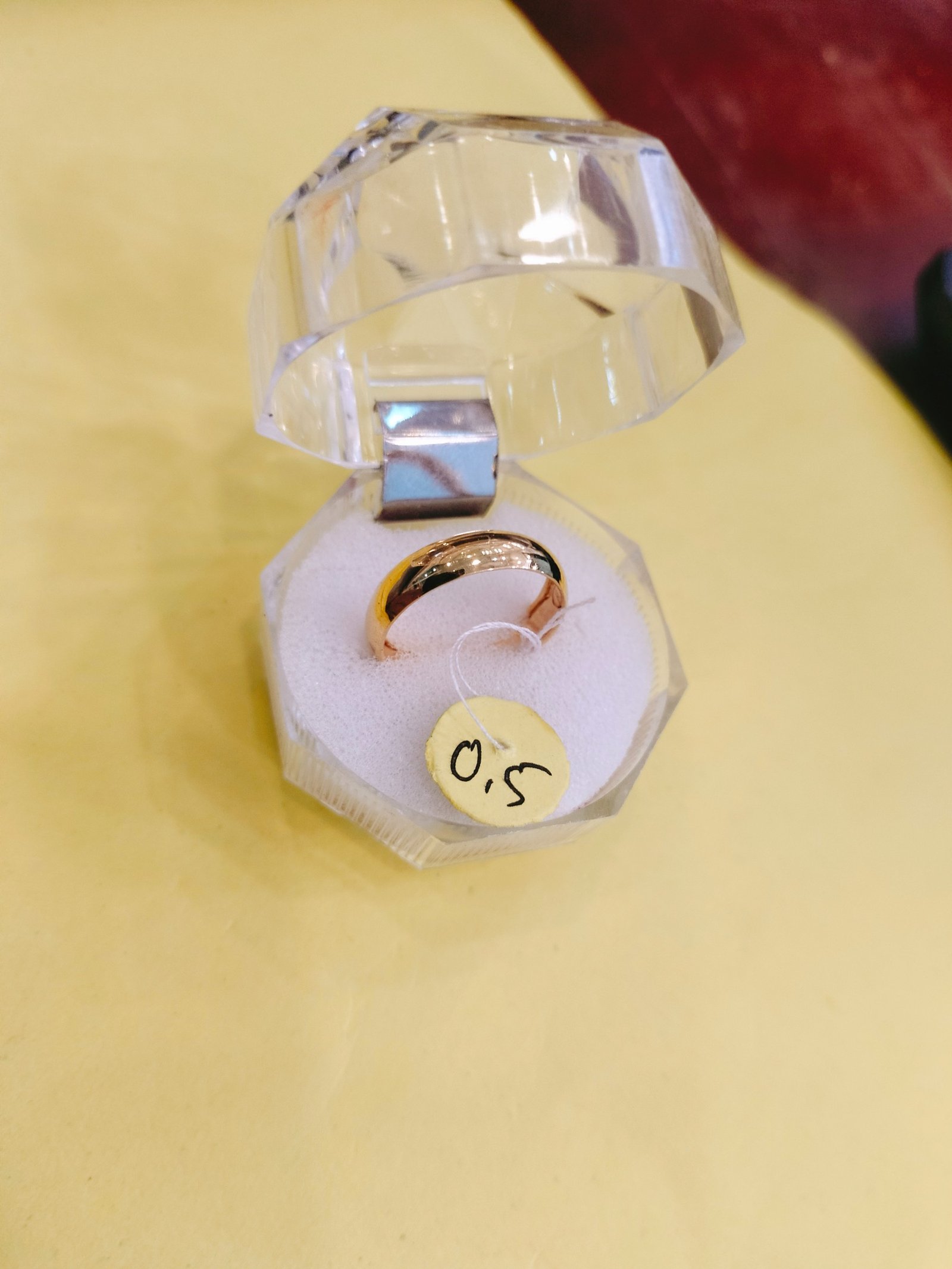 Cincin Belah Rotan Polos