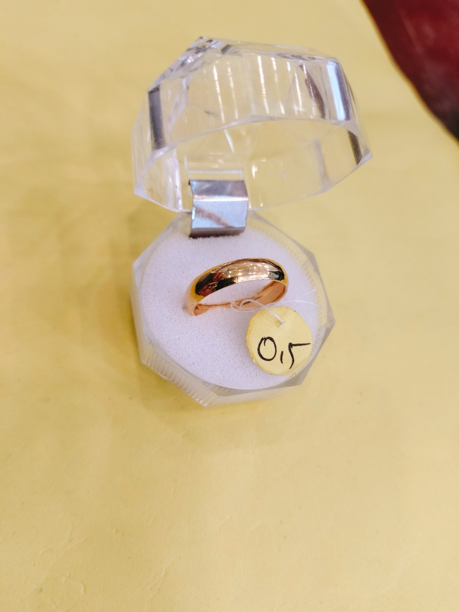 Cincin Belah Rotan Polos