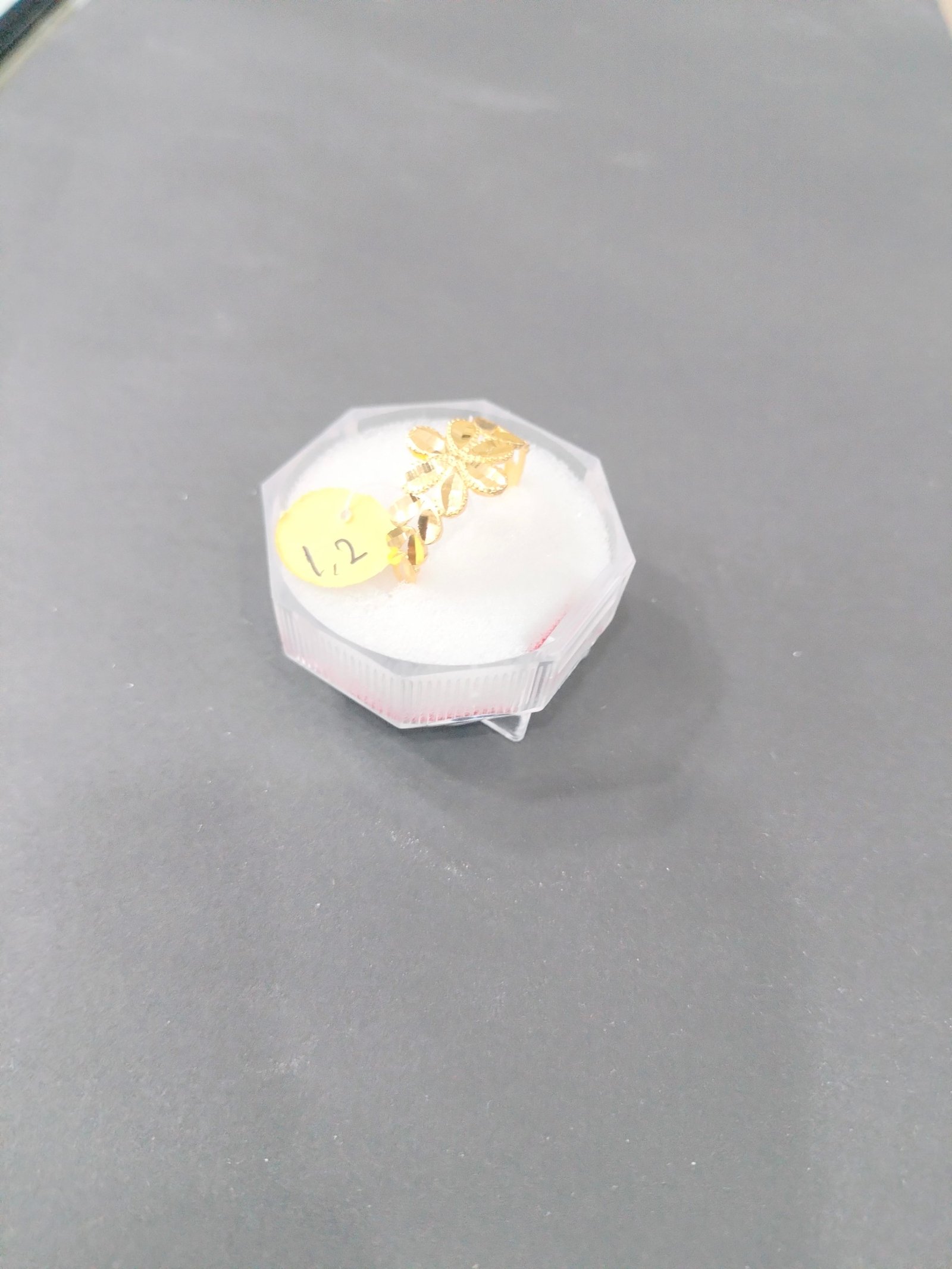 Cincin Ukir Bunga Padu