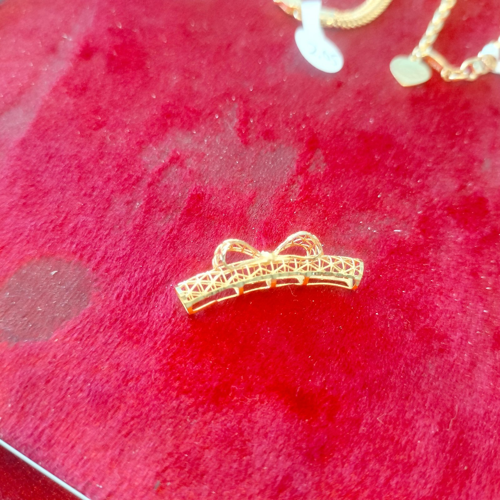 Mainan Gelang Pandora Ukir Tengah Pita