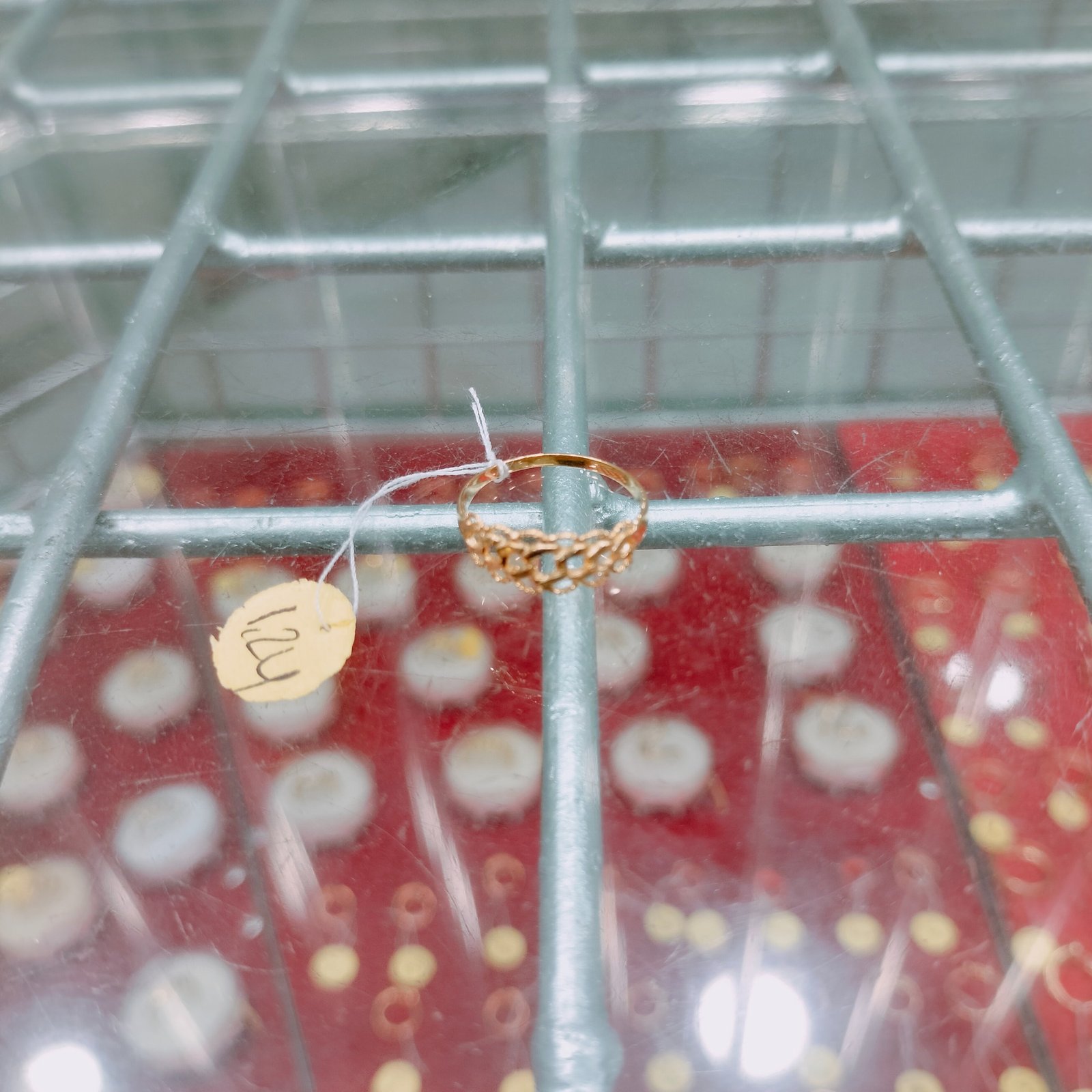 Cincin Rantai Berukir